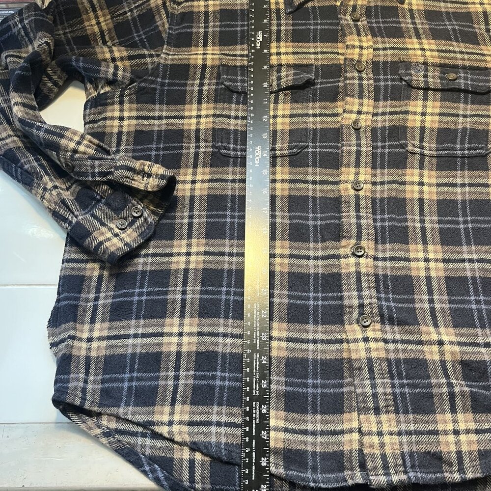 Timberland Men’s XL Plaid Flannel Shirt Long Sleeve Button Front Outdoor Workwea - Picture 2 of 8